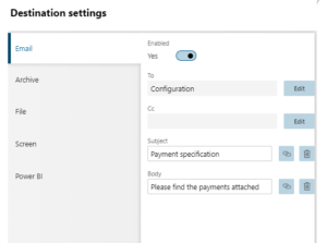 er email configured orig